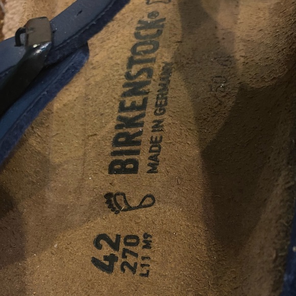 Navy Birkenstocks - Picture 2 of 3